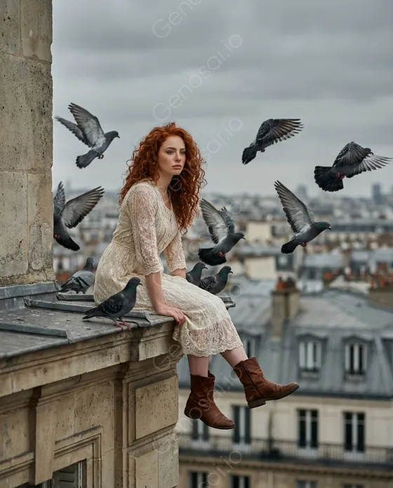Сохрани черты лица модели с фото. Кинематографичны...