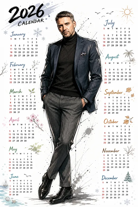 use this photo to create a desktop calendar for Ja