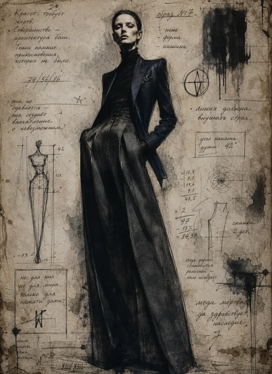 Use deep ink shadows, rough charcoal textures, dis...
