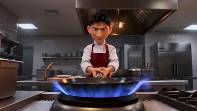 Use the attached THE WOK CHEF storyboard image as 